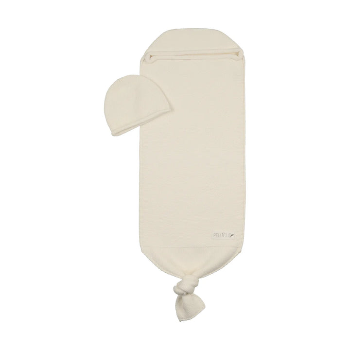 Peluche Pointelle Knit Cocoon Set