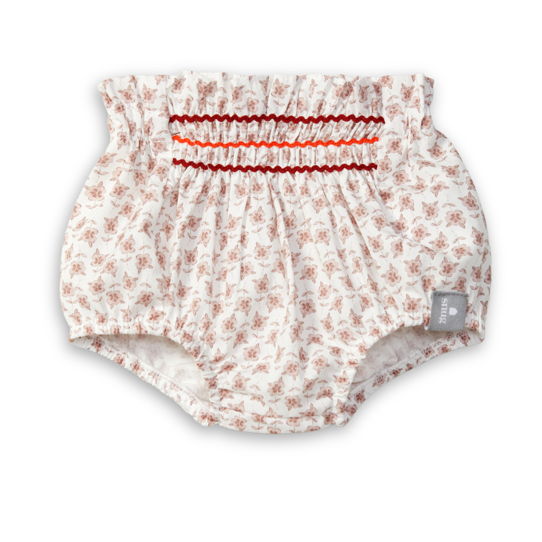 Snug Floral Baby Shorts Soft Cotton Baby Shorts Floral Print Lightweight Design