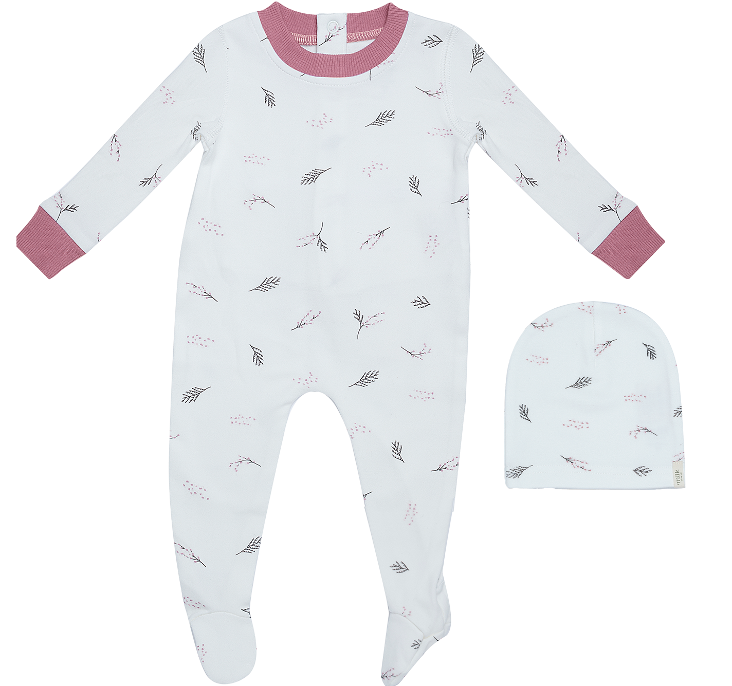 Milk Denmark Girls Pajama + Beanie - Tuft