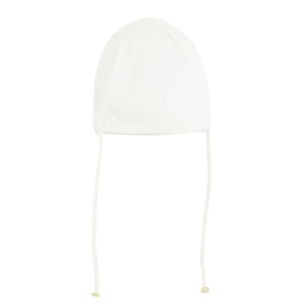 circle knit 3 piece set white