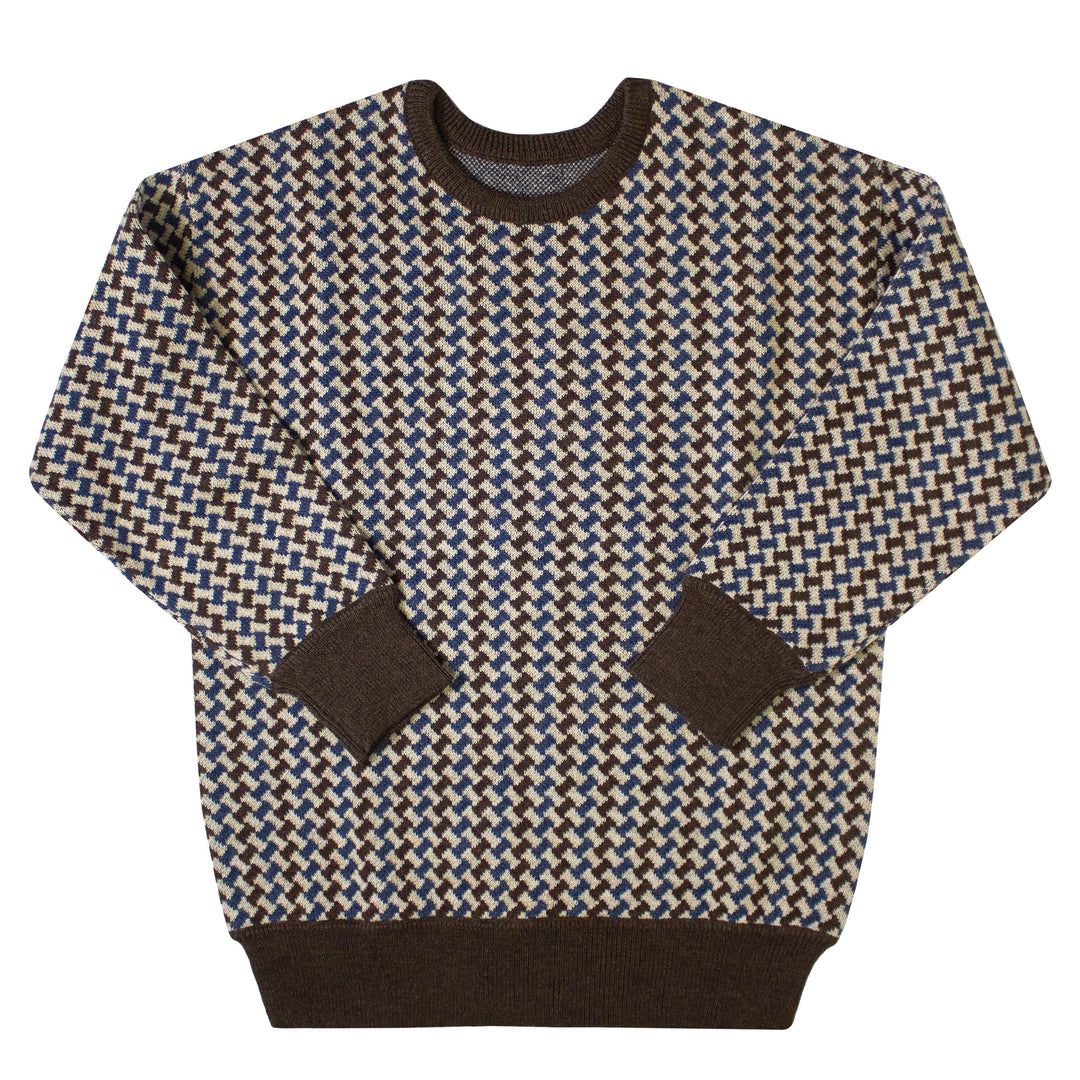 kipp blue retro sweater