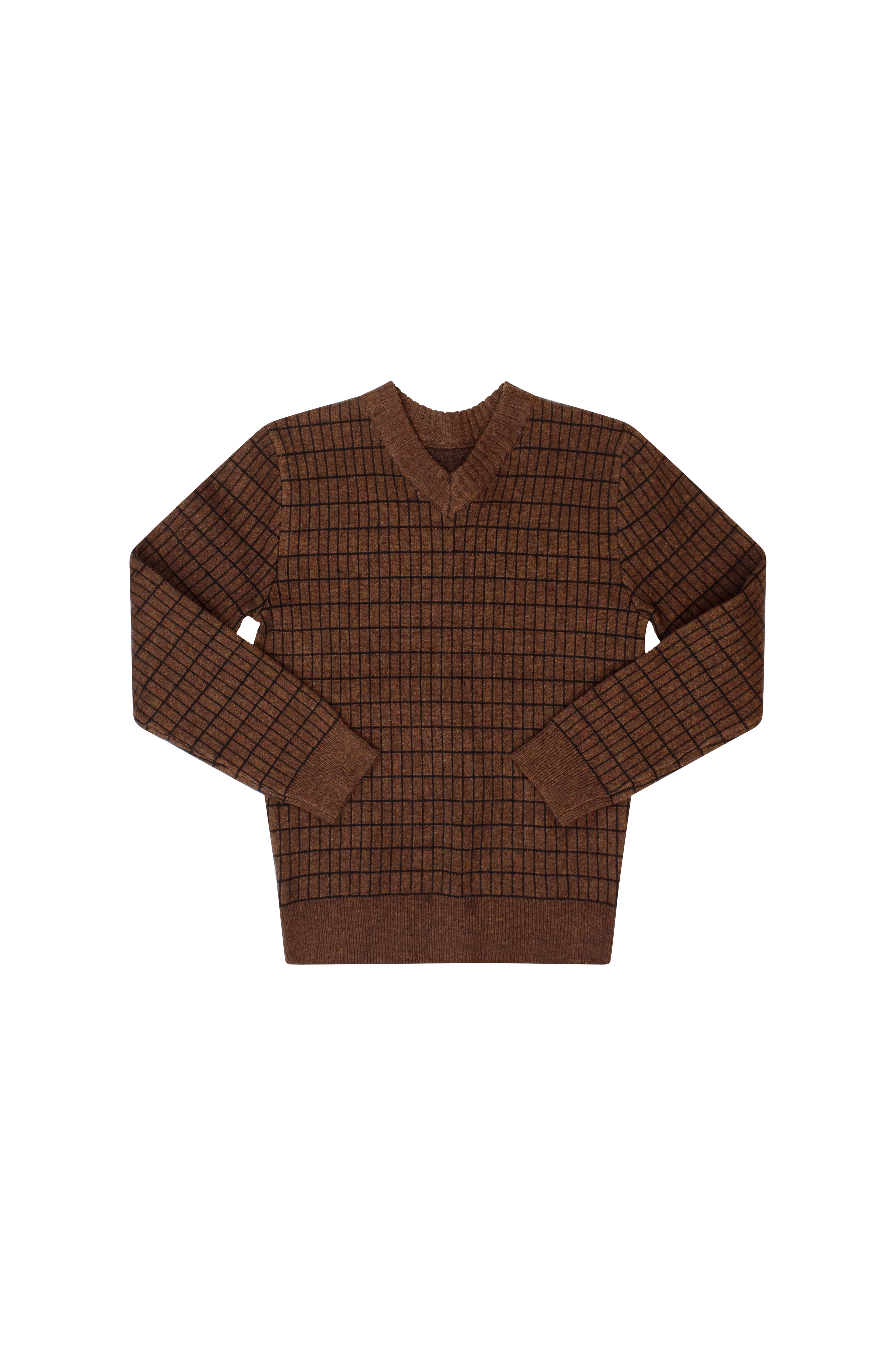 Kipp Chocolate Grid Sweater