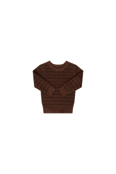 Kipp Chocolate Grid Knit Set