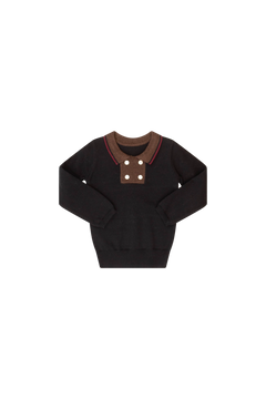 Kipp Black Colorblock Sweater