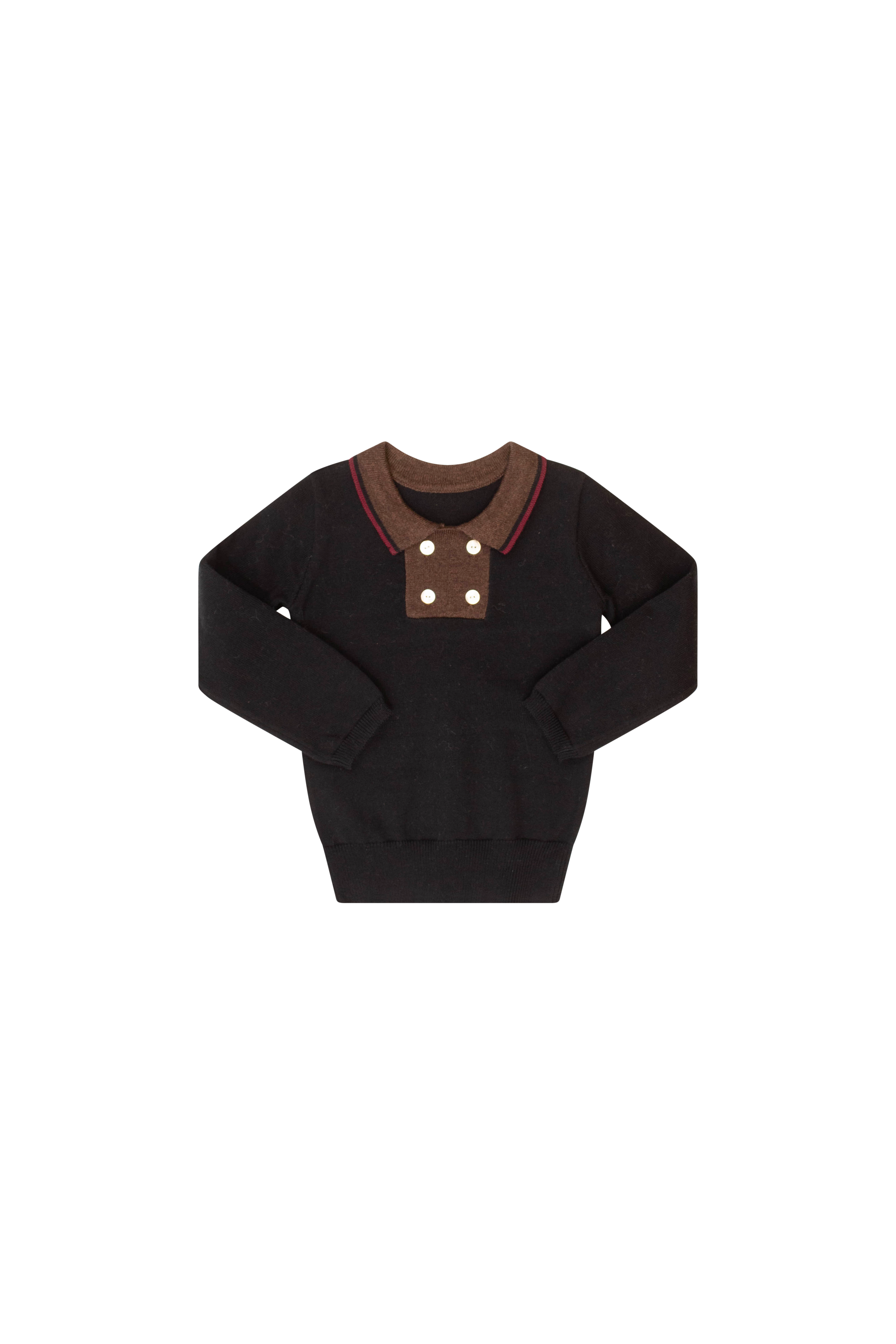 Kipp Black Colorblock Sweater