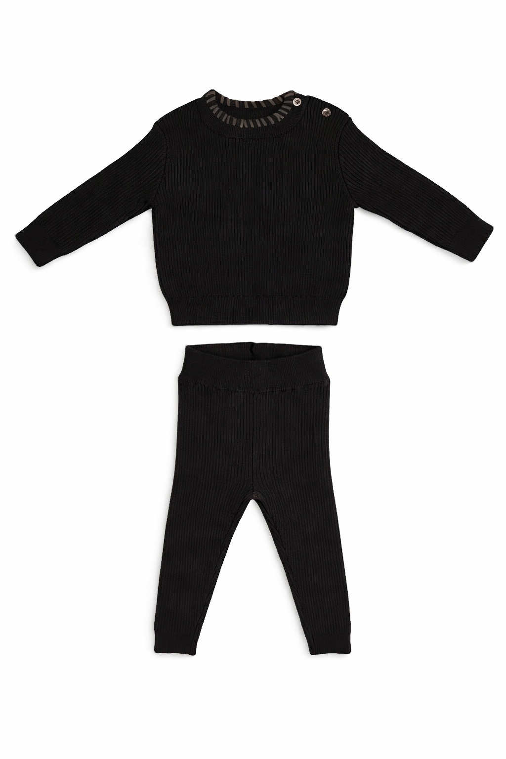 Klai Navy Ford Rib Knit Set