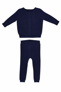 Klai Navy Melissa Knit Set