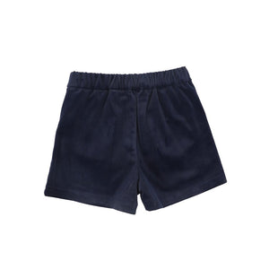 Francesca Guiliano Velvet Pocket Shorts