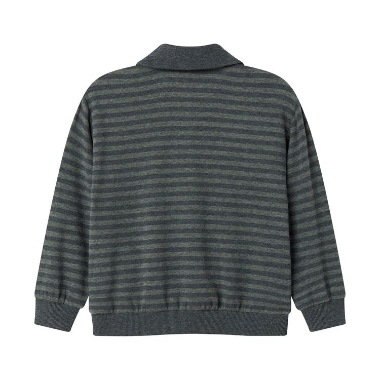 Striped sweater on a white background