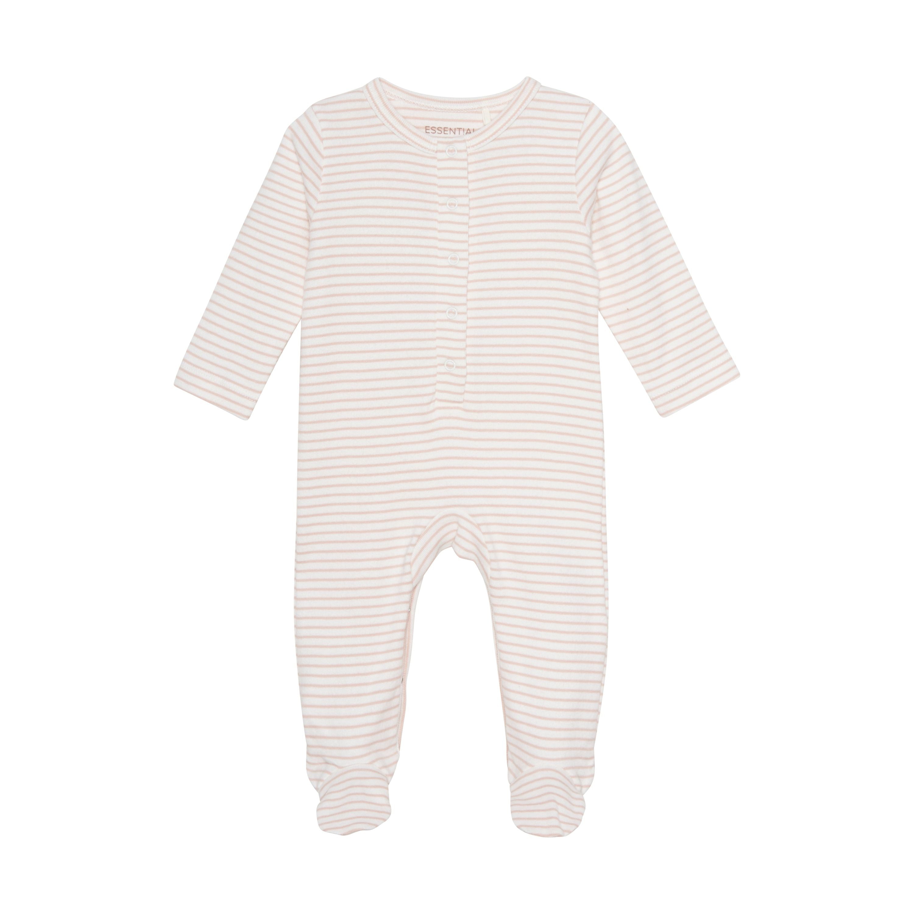 Fixoni Stripe Cameo Rose Footie