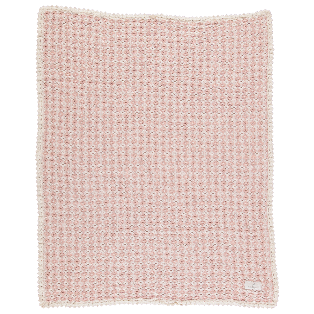 Bebe Organic Retro Crochet Blanket