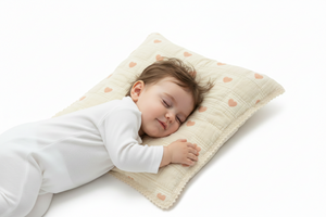 Bebe Organic Heart Mauve Patchwork Pillowcase