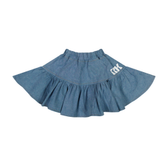 Retro Kid - Hollis Denim Full Skirt - Short Length