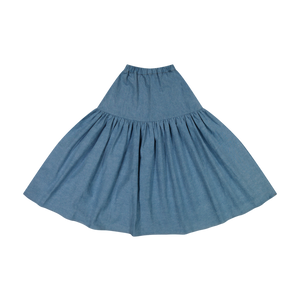 Retro Kid - Hollis Denim Full Skirt - Maxi Length