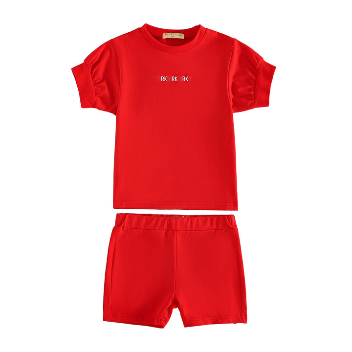 Retro Kid - Hollis RK Logo Baby Tee Set (Tshirt + Shorts)