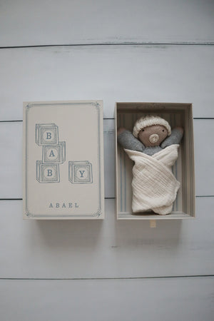 New Grain Knit Doll in Keepsake Box
