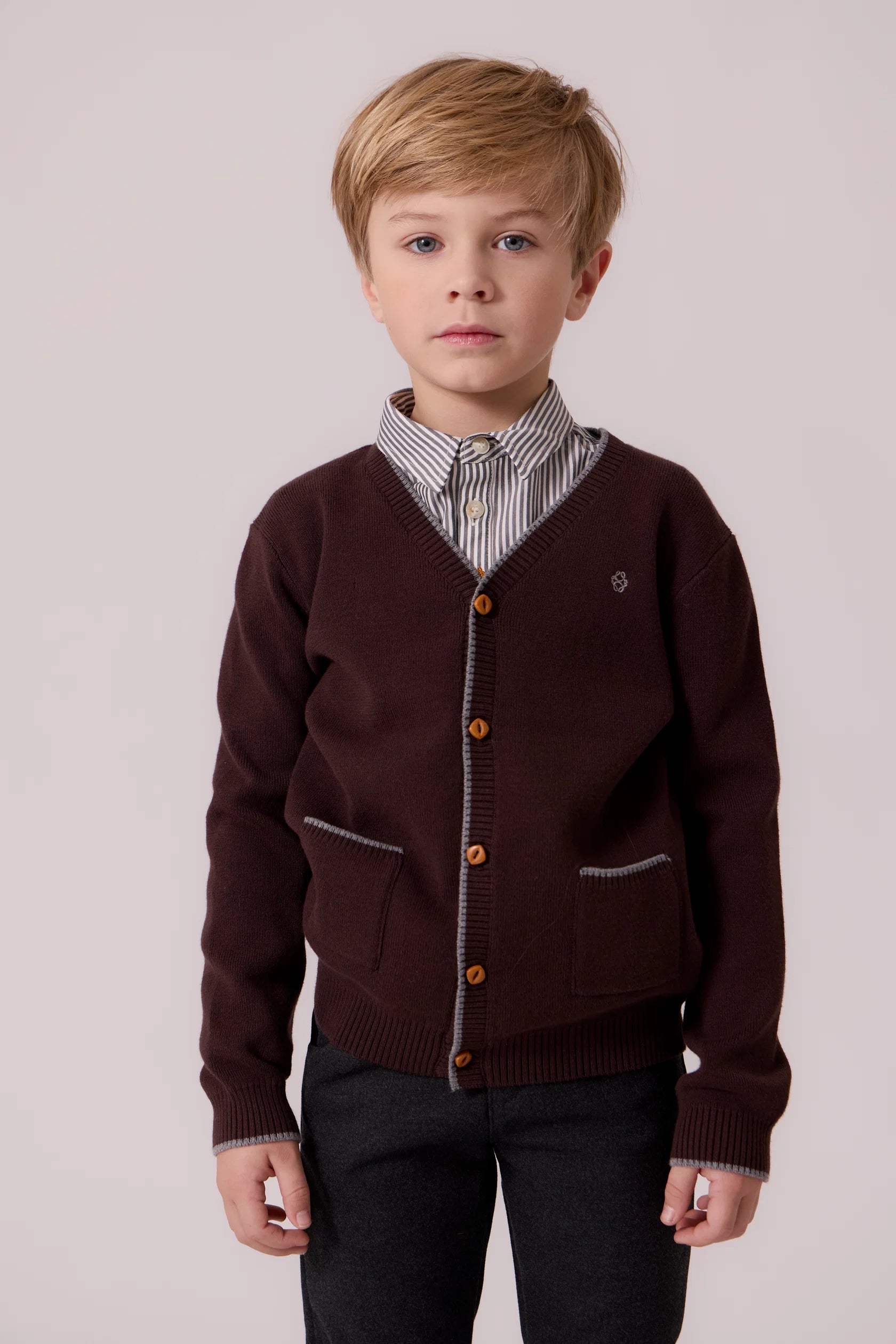 Cottier Brown Leo Cardigan