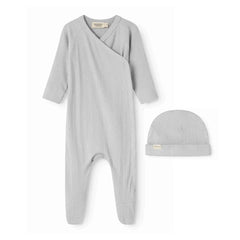 MarMar Blue Haze Rubello Footie + Hat