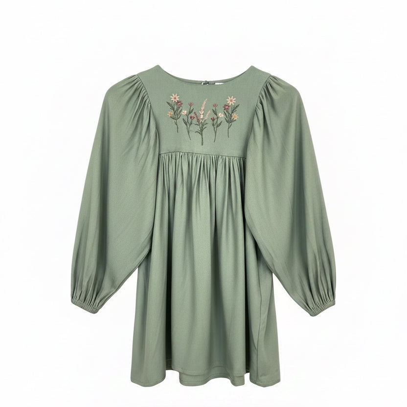 Early Sunday Sage Green Belle Dress