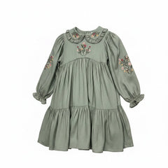 Early Sunday Sage Green Marguerite Dress