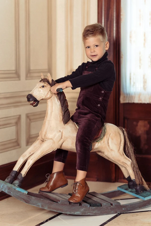 Pompomme – Cocoa Velvet Romper