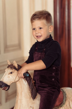 Pompomme – Cocoa Velvet Romper