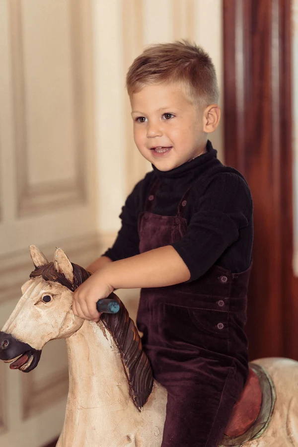 Pompomme – Cocoa Velvet Romper