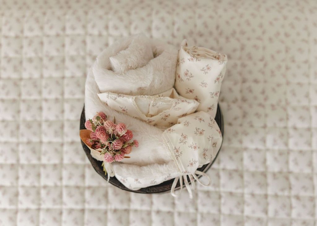 Peluche Bebe Blossom Lux Fur Blanket Rose