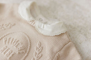 Peluche Bebe Bodysuit - Crochet Trim Sleeveless