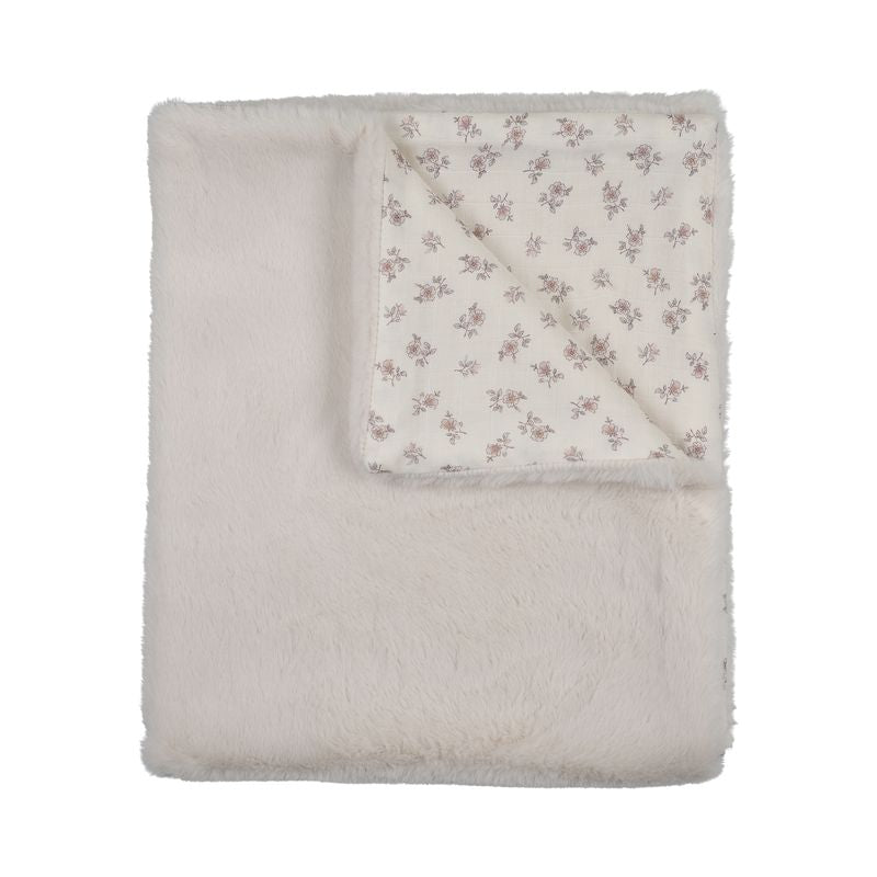 Peluche Bebe Blossom Lux Fur Blanket Rose