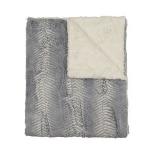 Peluche Bebe – Feather Powder & Natural Fur Blanket