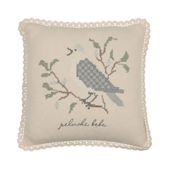 Peluche Bebe – Knit Cross Stitch Pillow