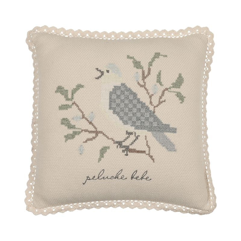 Peluche Bebe – Knit Cross Stitch Pillow