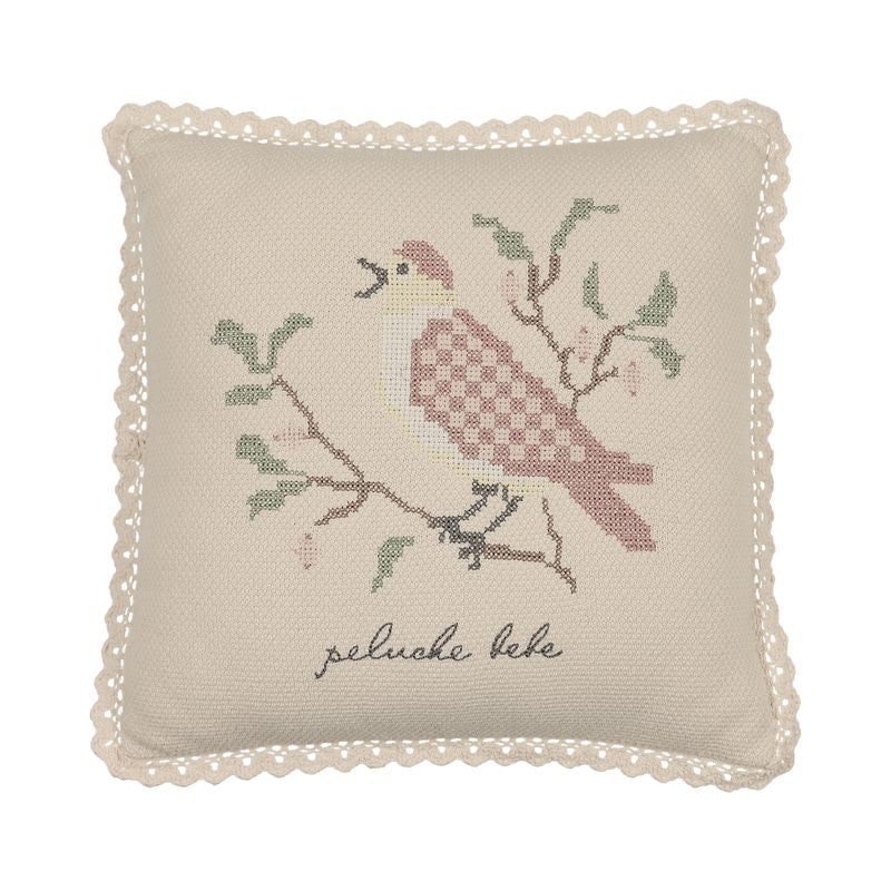 Peluche Bebe – Knit Cross Stitch Pillow