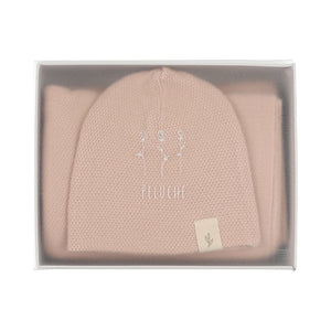 Peluche Bebe – Knit Swaddle & Beanie Set