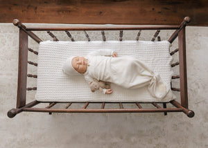 Peluche Bebe – Knit Swaddle & Beanie Set