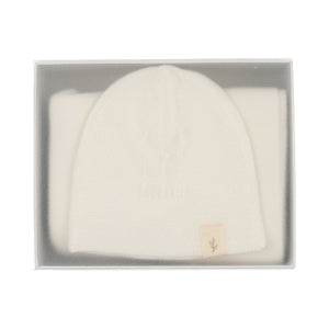 Peluche Bebe – Knit Swaddle & Beanie Set