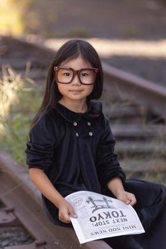 Mini Nod – Black Cherry Collar Velour Maxi