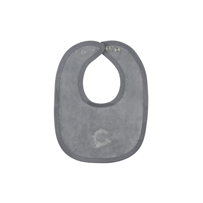 Ely’s & Co. – Boy Metallic Wreath Bib | Blue