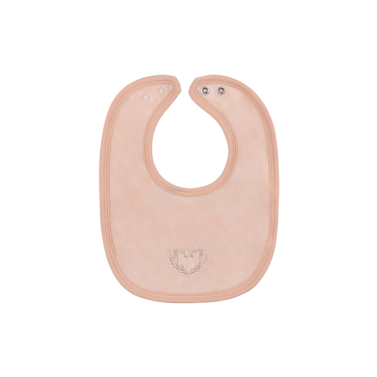 Ely’s & Co. – Girl Metallic Wreath Bib | Pink