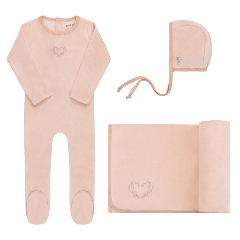 Ely’s & Co. – Girl Metallic Wreath Take Me Home Set | Pink