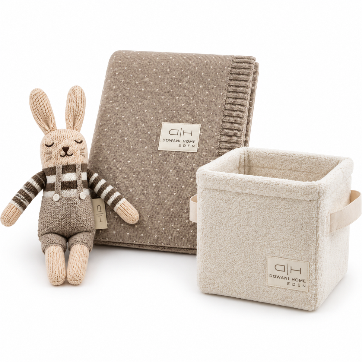 Domani Home Bouclé Storage Basket Gift Set