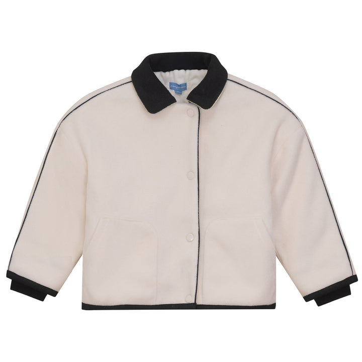 Pompomme Cream Wool Jacket
