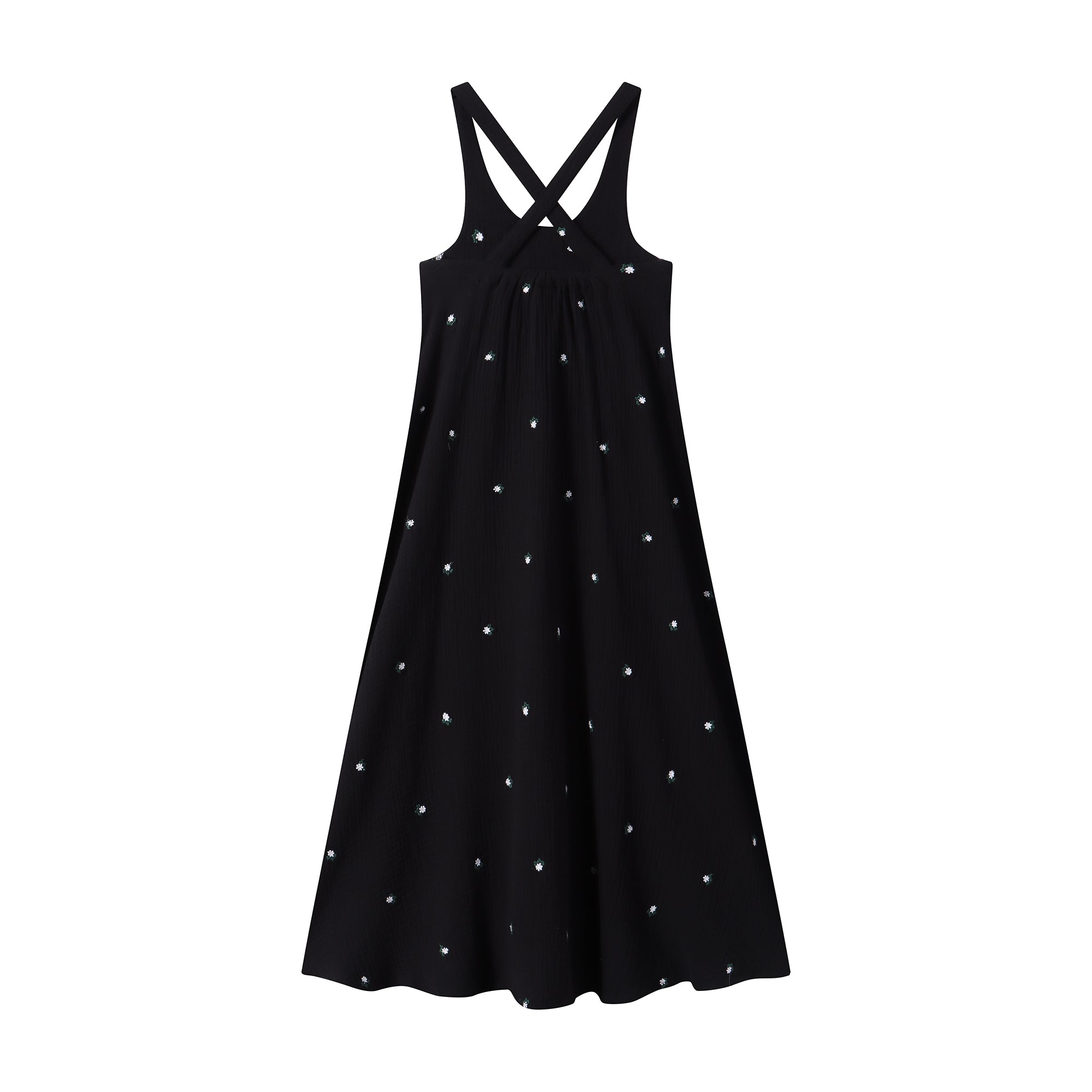 Ba & Na Girls Black Gauze Maxi Dress