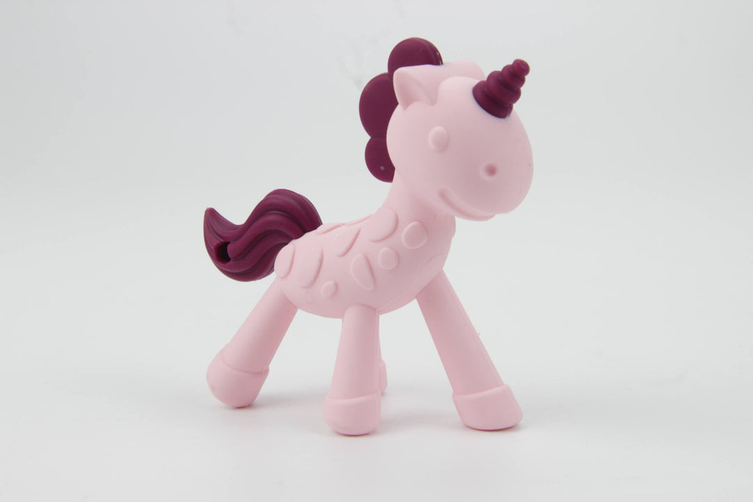 Boon Silicone Teether | Baby Teething Toy | Unicorn