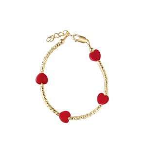Heart Soft Bangle Bracelet