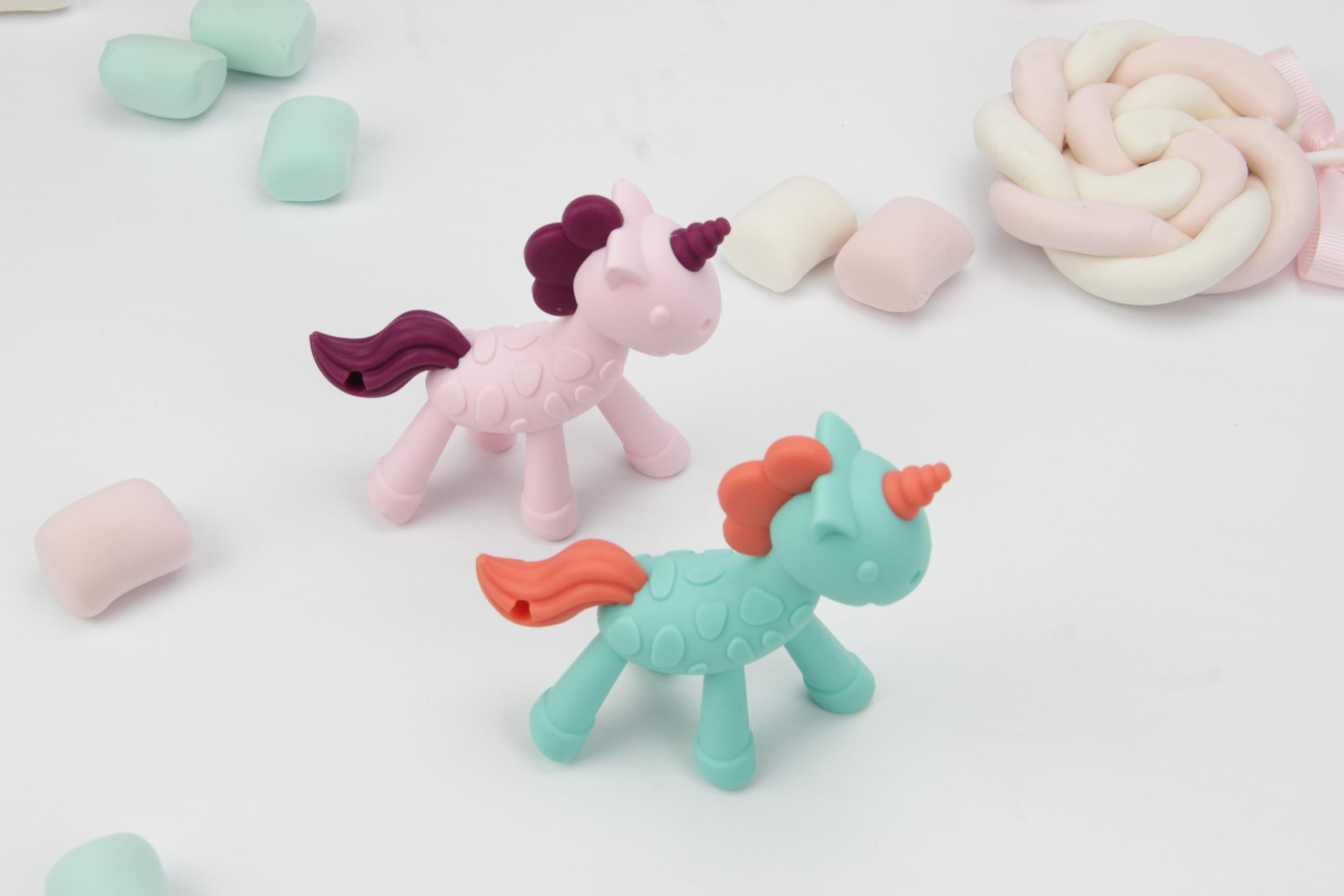 Boon Silicone Teether | Baby Teething Toy | Unicorn