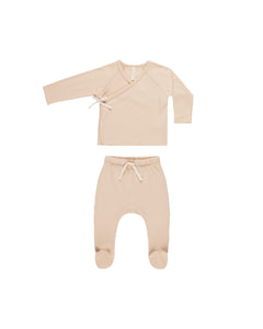 Quincy Mae Shell Wrap Top Set + Hat