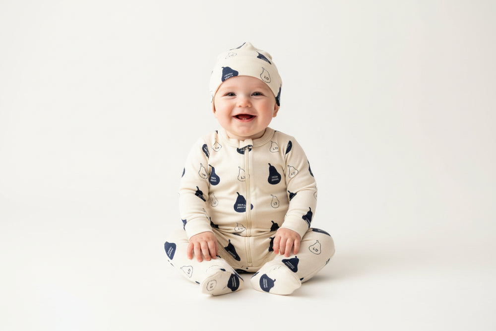 Little Parni Navy LP Signature Footie