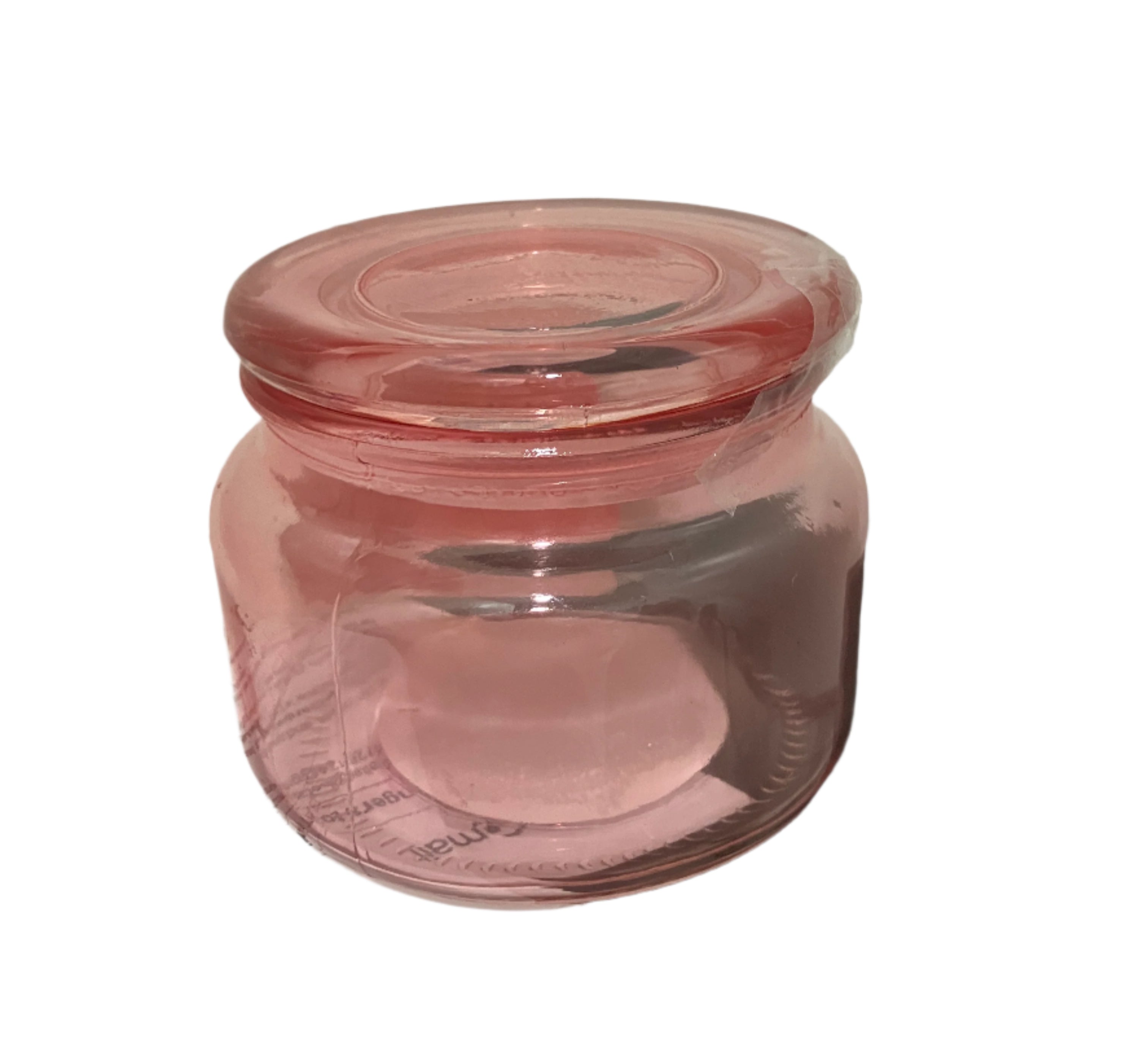Colored Glass Candy Jar